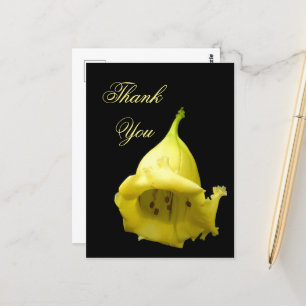 Cartão Postal Flor tropical amarelo