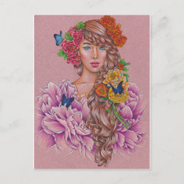 Cartão postal "Flora"