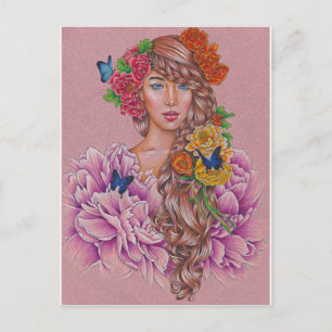 Cartão postal "Flora"
