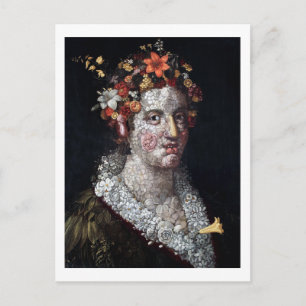 Cartão Postal Flora, Arcimboldo