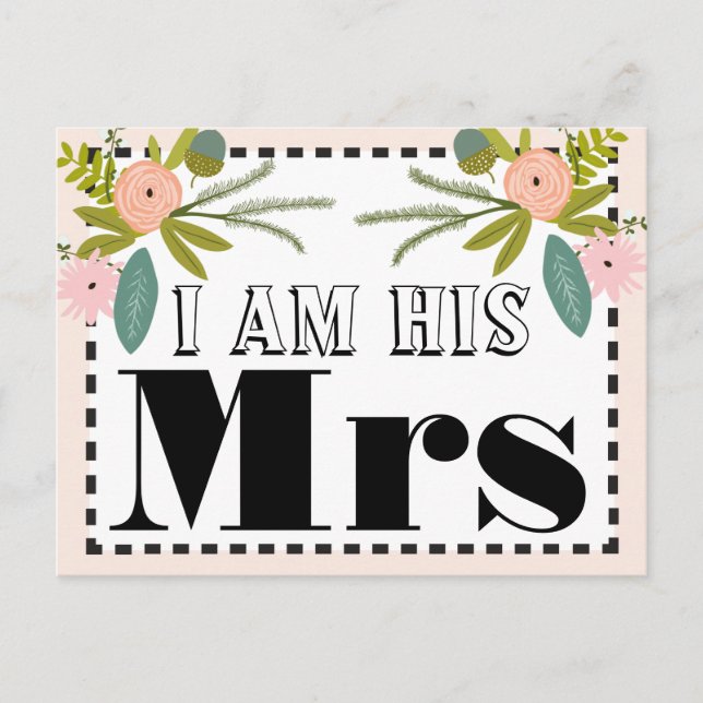 Cartão Postal Flora e Fauna Eu sou Sua Sra. (Frente)