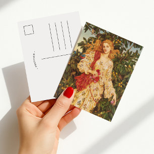 Cartão Postal Flora   Evelyn De Morgan