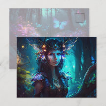 Flora mágica florestal fada, legal