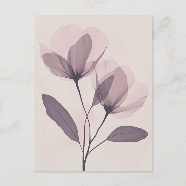 Cartão Postal Flora Pastel na Estilidade #100 (Frente)