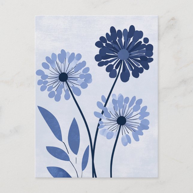 Cartão Postal Flora Pastel na Estilidade #102 (Frente)