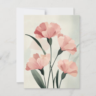 Cartão Postal Flora Pastel na Estilidade #103