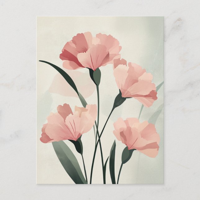 Cartão Postal Flora Pastel na Estilidade #103 (Frente)