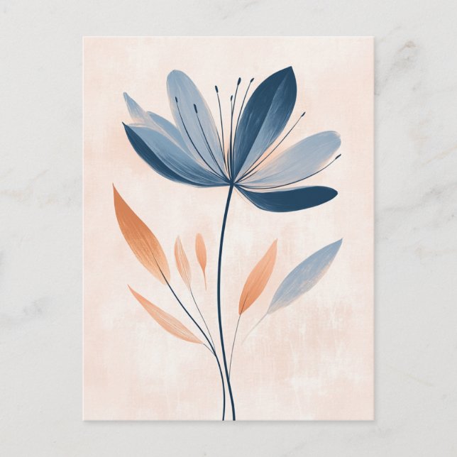 Cartão Postal Flora Pastel na Estilidade #104 (Frente)