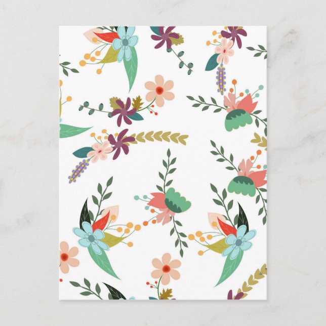 Cartão Postal Floral 10 (Frente)