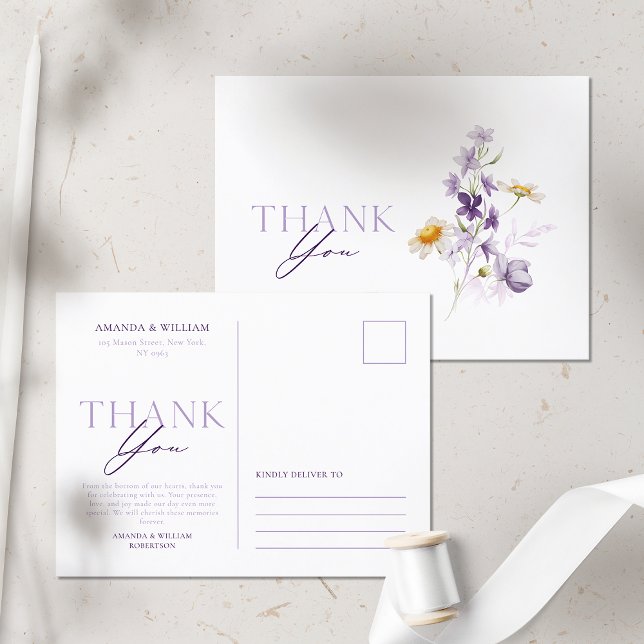 Cartão Postal Floral Elegante (Criador carregado)