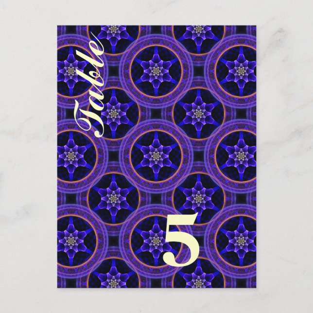Cartão Postal Floral Modern Boho Elegant Abstract Pattern #505 (Frente)