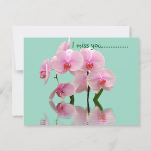Cartão Postal Floral pinkie