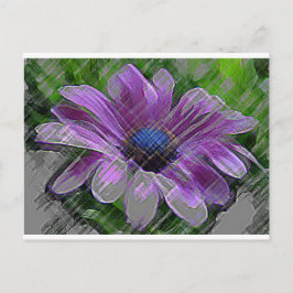 CARTÃO POSTAL FLORAL PURPER