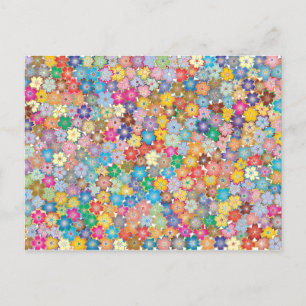 Cartão postal Floral Sakura Colorsplash