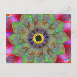 Cartão Postal Floramoeba Dourada