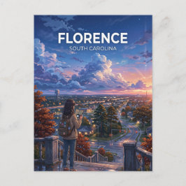 Cartão Postal Florença, Carolina do Sul, EUA EUA