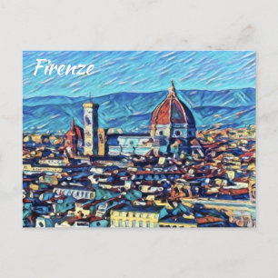 Cartão Postal Florença, Firenze, Itália