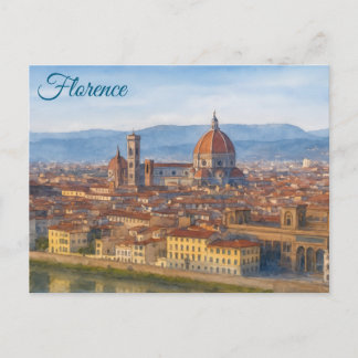 Cartão Postal Florença, Itália