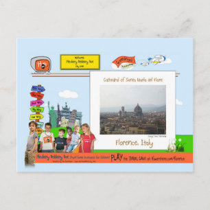 Cartão Postal Florença, Itália