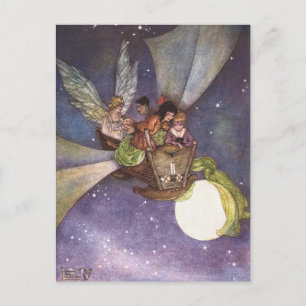 Cartão Postal Florence Anderson no alto da cidade