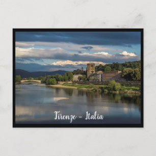 Cartão Postal Florence City, Itália - Firenze Italia Postcard