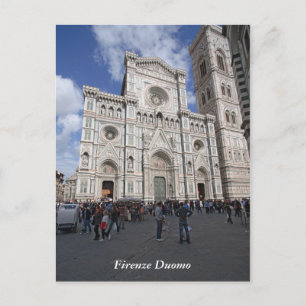 Cartão Postal Florence Duomo