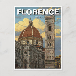 Cartão Postal Florence Itália Paisagem Urbana Viagem