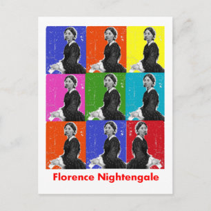 Cartão Postal florence nightengale POpart T-Shirts e presentes