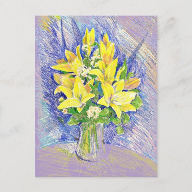 Cartão Postal Flores (Frente)