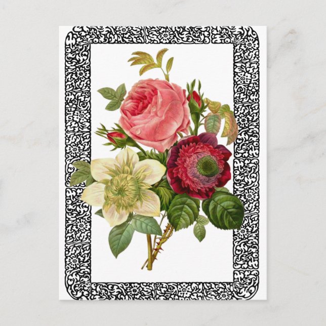 Cartão Postal Flores (Frente)