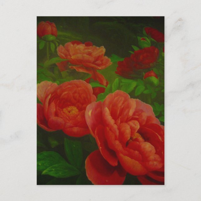 Cartão Postal flores (Frente)