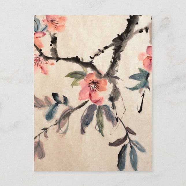Cartão Postal Flores (Frente)