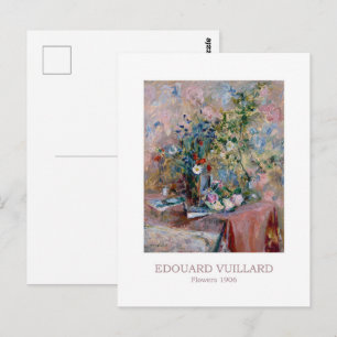 Cartão Postal Flores 1906 por Edouard Vuillard