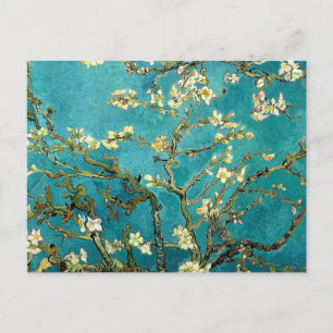 Cartão Postal Flores de Amendoeira de Van Gogh Impressionismo Cl
