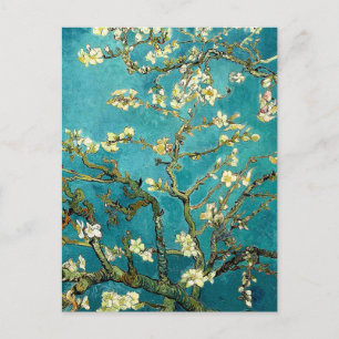 Cartão Postal Flores de Amendoeira de Van Gogh Impressionismo Cl