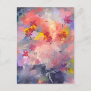 Cartão Postal Flores De Aniversário Para Você