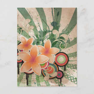 Cartão Postal Flores de Bate