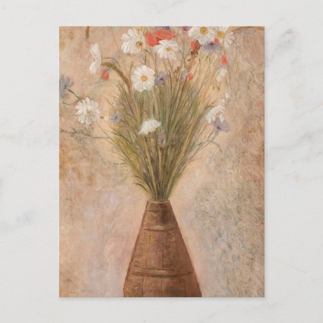 Cartão Postal Flores de Campo | Tadeusz Makowski (Frente)