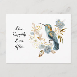 Cartão Postal Flores de Hydrangea