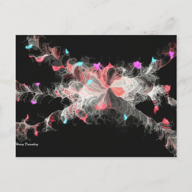 Cartão Postal Flores de Nebula (Frente)