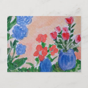 Cartão Postal Flores de primavera