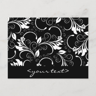 Cartão Postal flores de safra