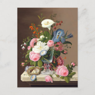 Cartão Postal Flores de Verão, Severin Roesen