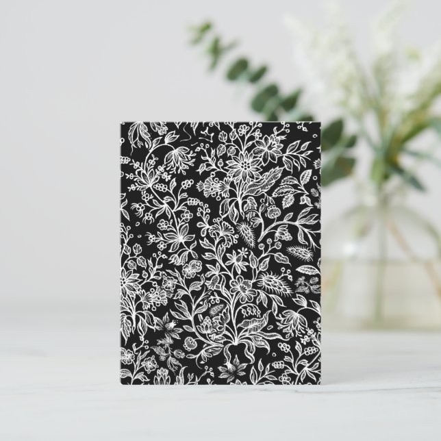 Cartão Postal Flores decorativas 21 (Em pé/Frente)