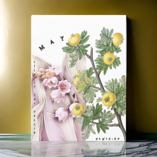Cartão Postal Flores do Mês de Maio Lírio do Vale Espinheiro