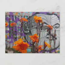 Flores e Arte de Rua em Valparaíso, Chile