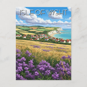 Cartão Postal Flores Ilha de Wight, Viagem