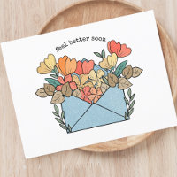 Flores Ilustradas de Boas Melhoras