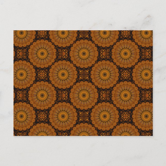 Cartão Postal Flores Laranja (Frente)