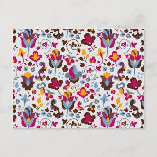 Cartão Postal Flores mágicas